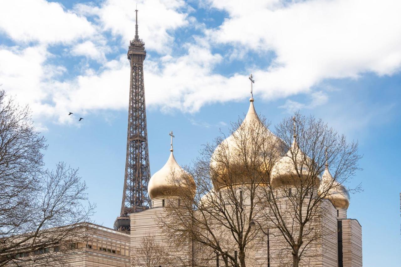 Paris Eiffel Apartment Bagian luar foto